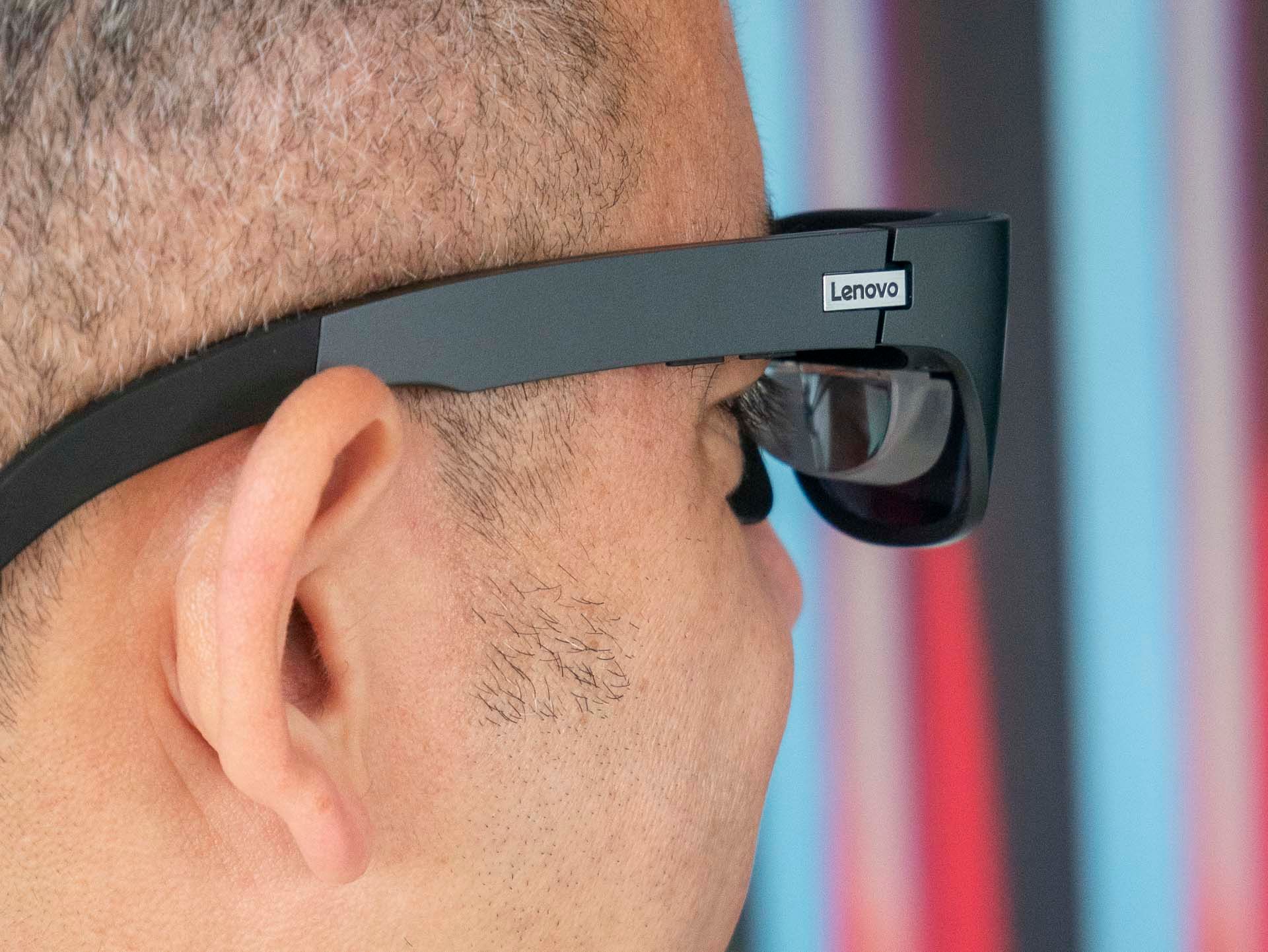 Hands On With The Lenovo Glasses T1 Augmented Reality Display Video