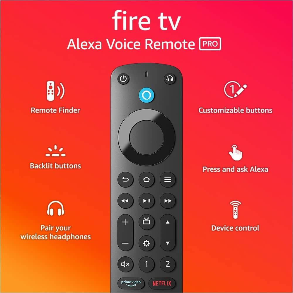 Amazon Alexa Voice Remote PT346SK - For Echo & Echo Dot (1st Gen) - Wireless, Built-in Microphone - Black