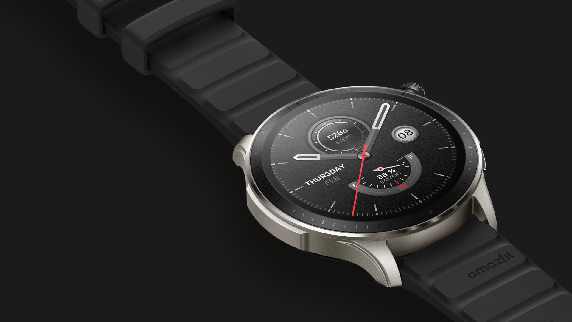 Amazfit GTR 4 front and side view