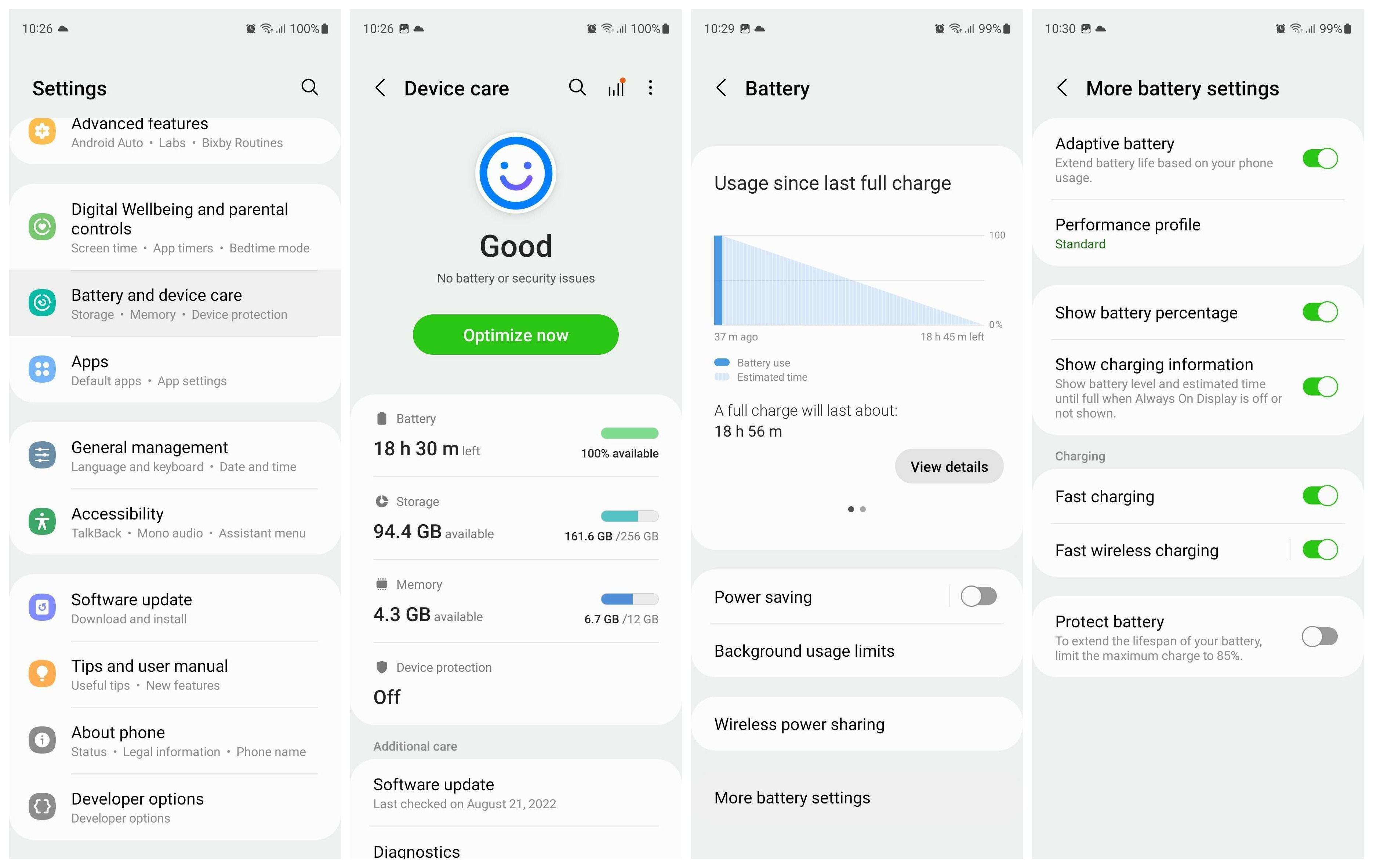 Samsung enable adaptive battery charging