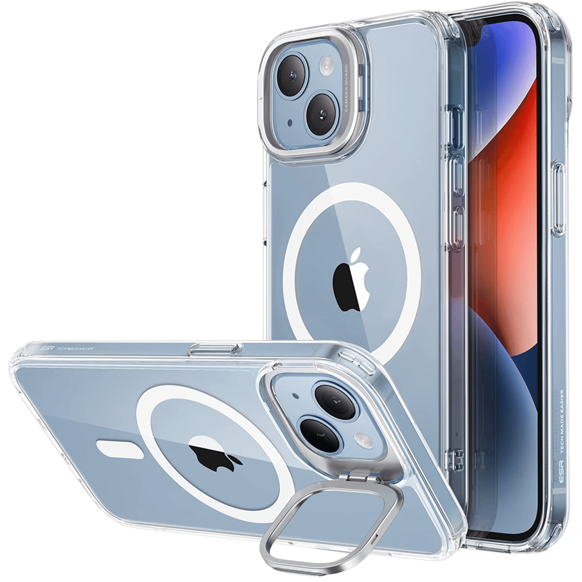  elago Hybrid Clear Case Compatible with MagSafe Battery Pack -  PC + TPU Hybrid Technology, Anti-Yellowing, Crystal Clear, Shockproof  Cover, Protective Case (Transparent) : Cell Phones & Accessories