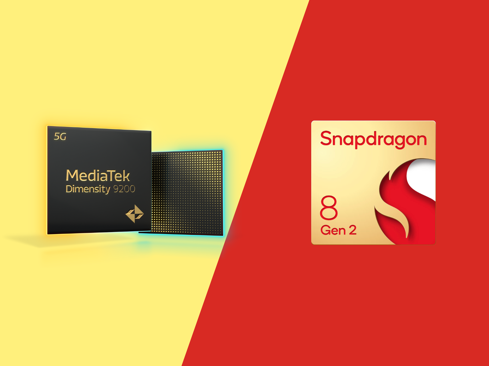 MediaTek Dimensity 9200 vs Qualcomm Snapdragon 8 Gen 2