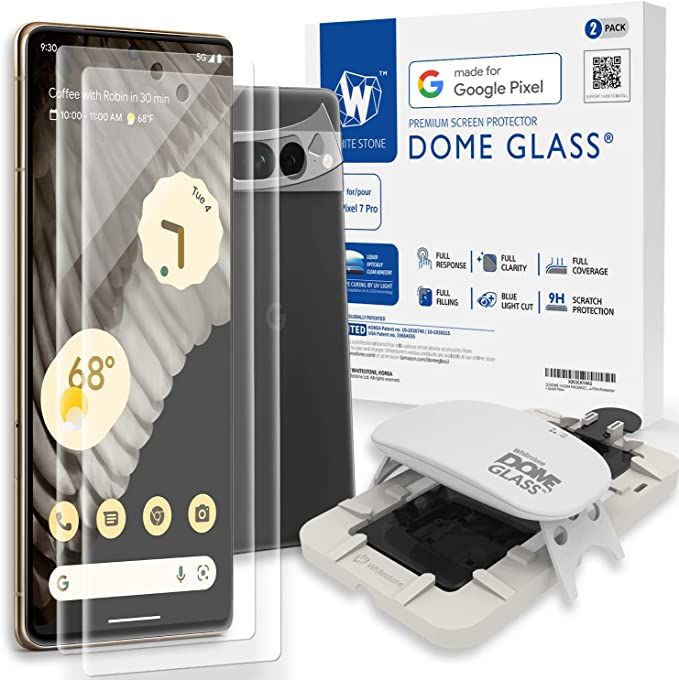PBI Whitestone Dome Glass Screen Protector for Pixel 7 Pro