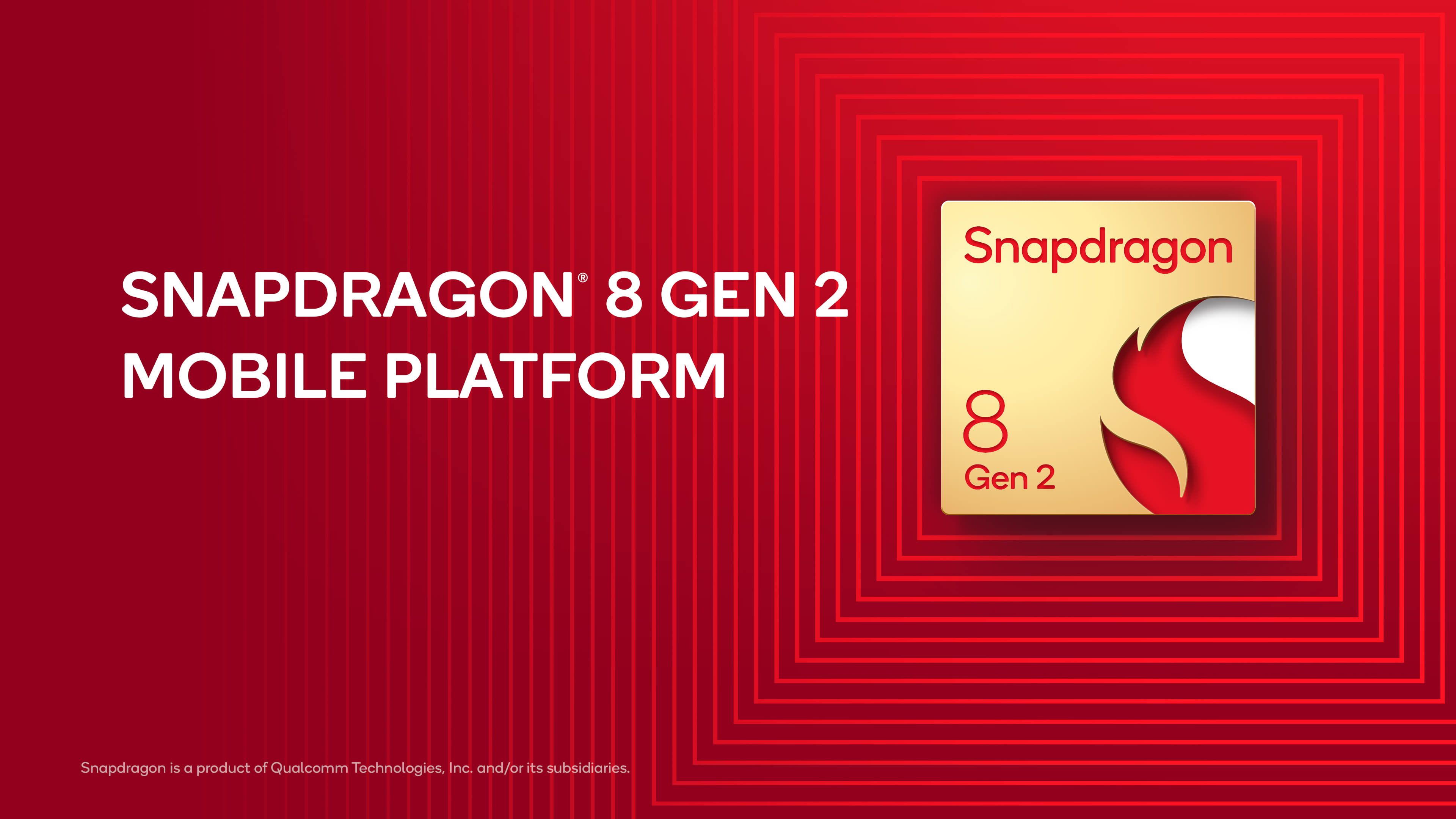 Snapdragon 8 Gen 2 Clave Visual-Rojo