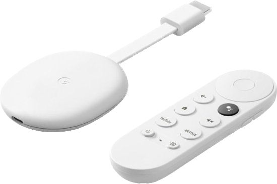 Chromecast dengan Latar Belakang Google TV HD PBI Dihapus