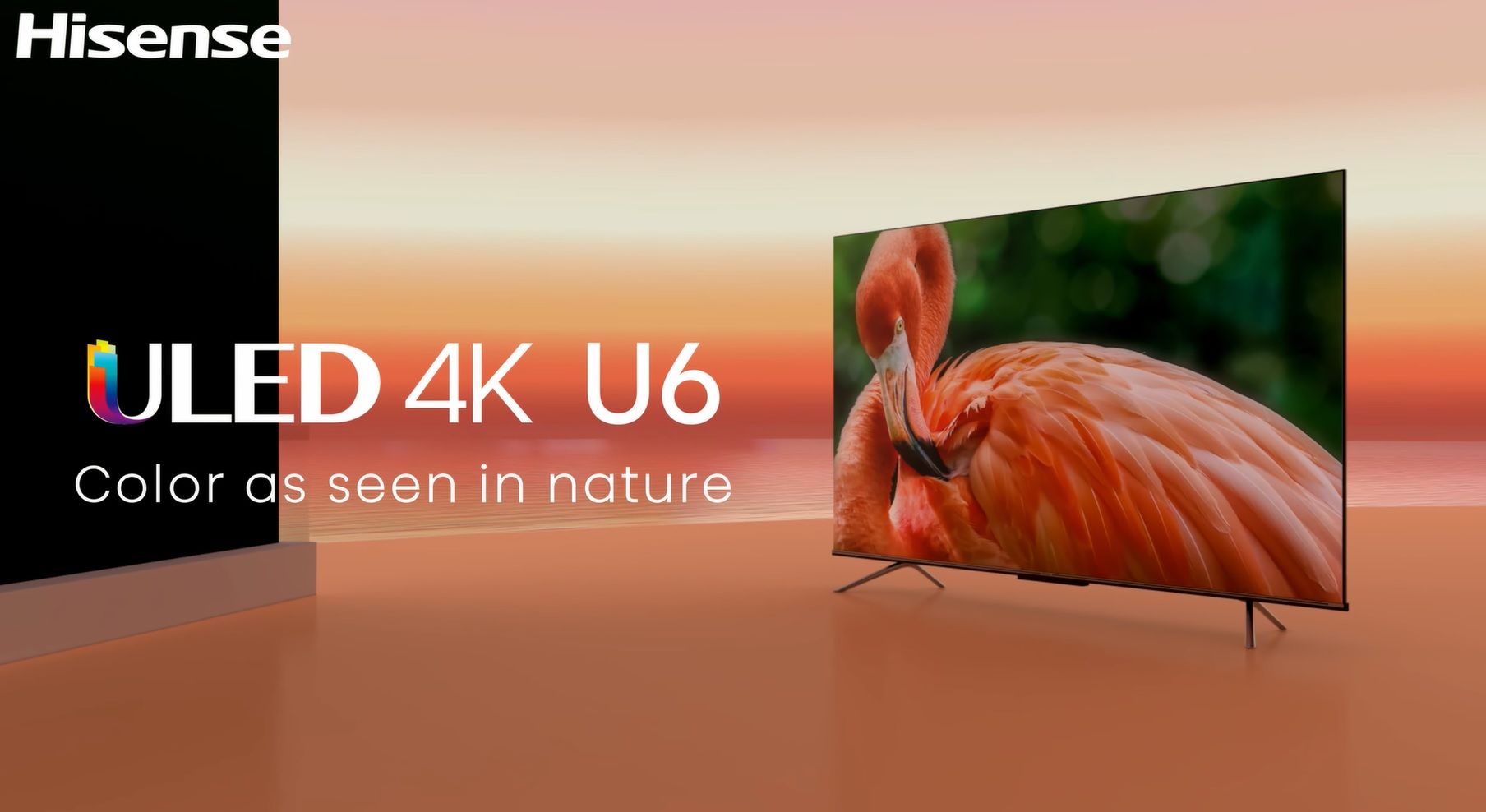 Televisor inteligente Hisense ULED 4K U6 destacado