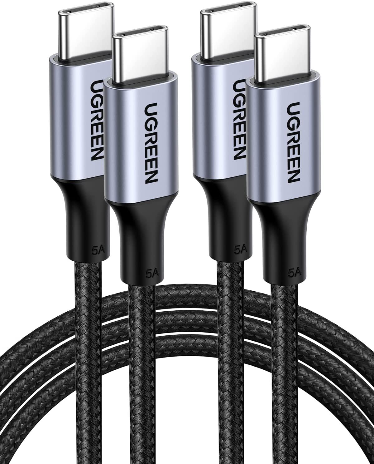 Cable USB-C UGREEN de 100 W (paquete de 2)