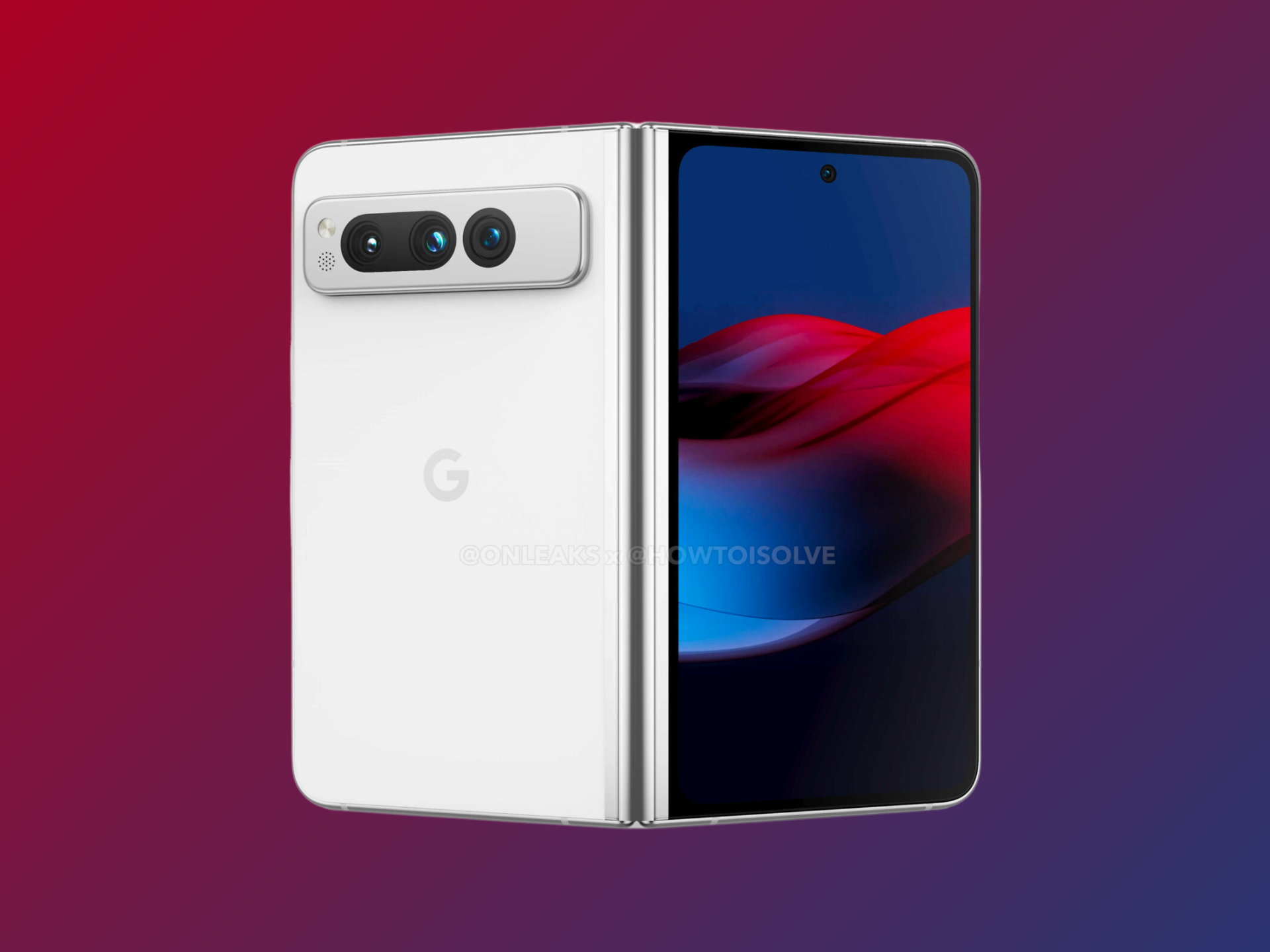 Google Pixel Fold renders