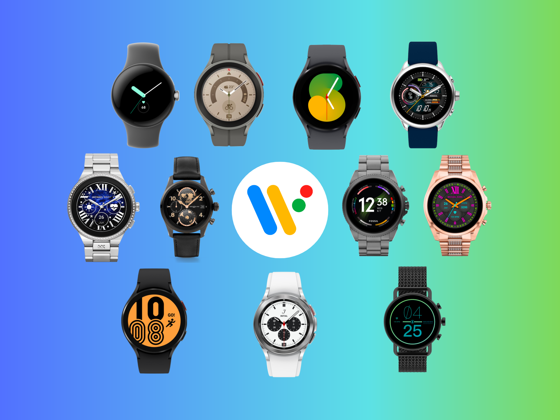 Fossil, Skagen, Google, and Samsung smartwatches running Wear OS 3.0 and above