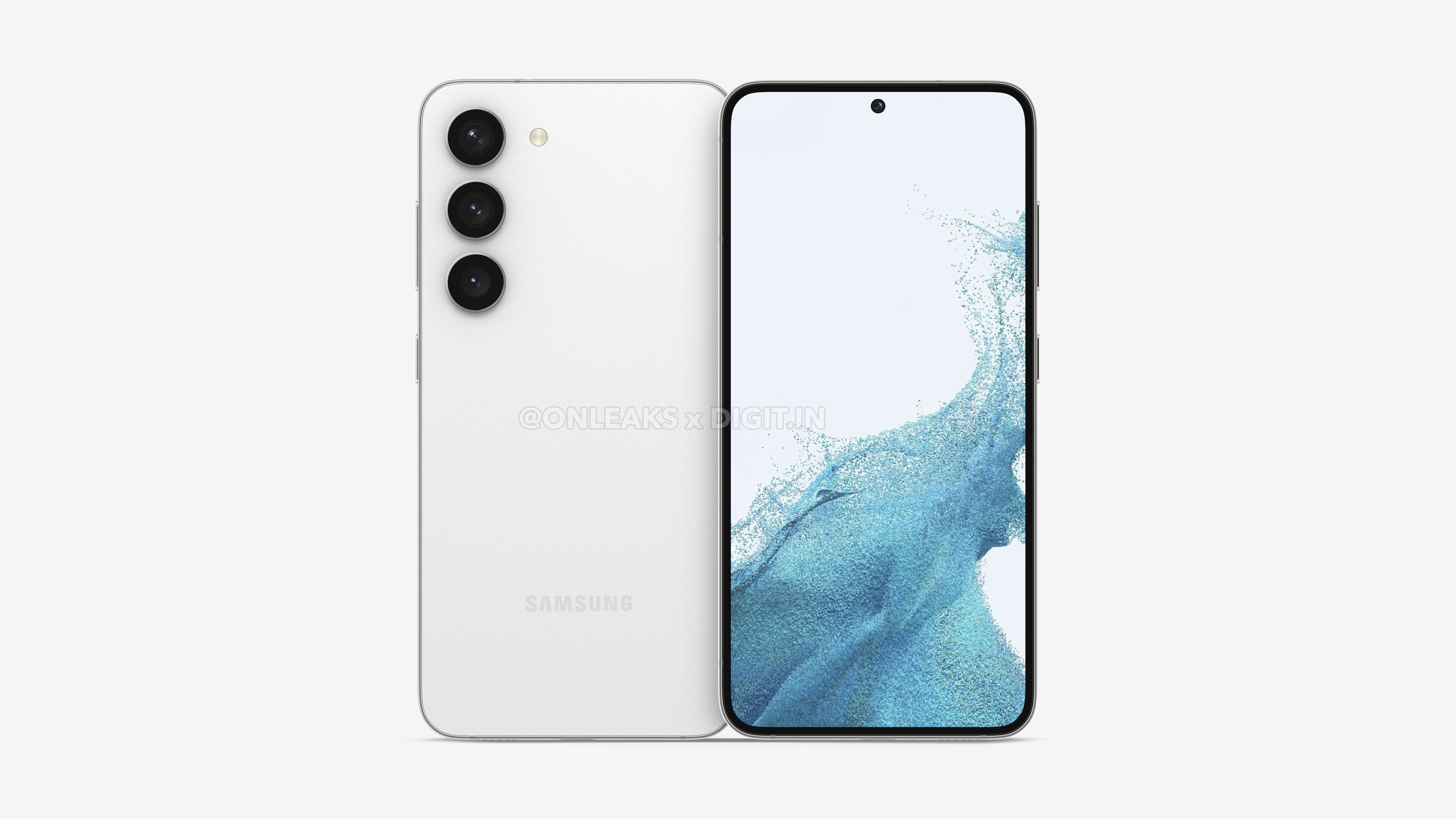 Samsung Galaxy S23 renderizado 3