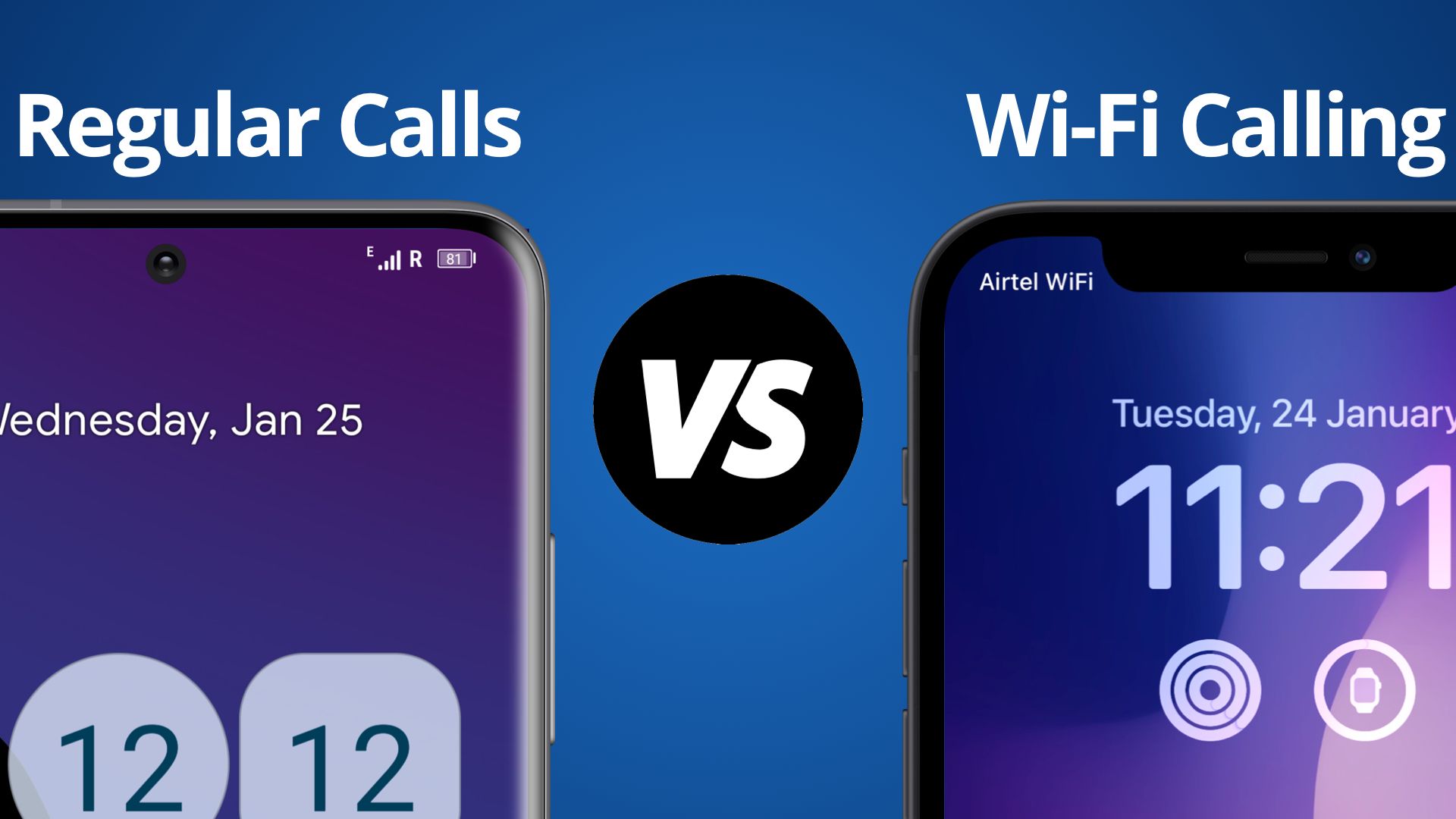 Regular cell call vs Wi-Fi calling