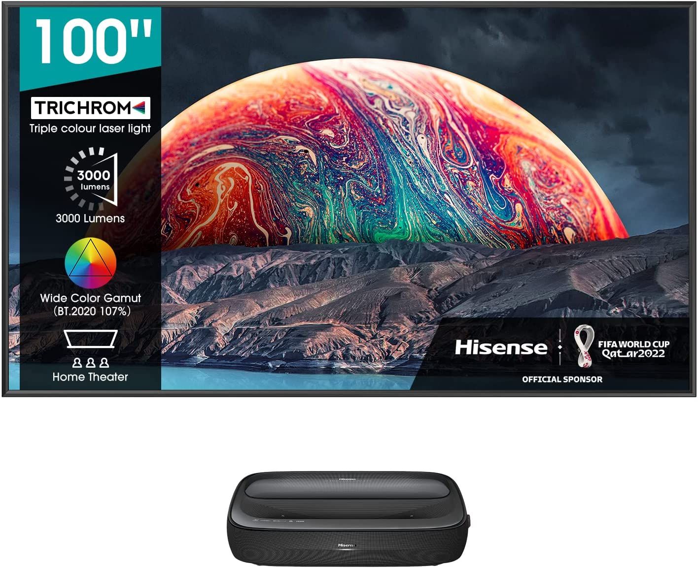 Hisense 100L9G-CINE100A 4K UHD Lazer TV PBI