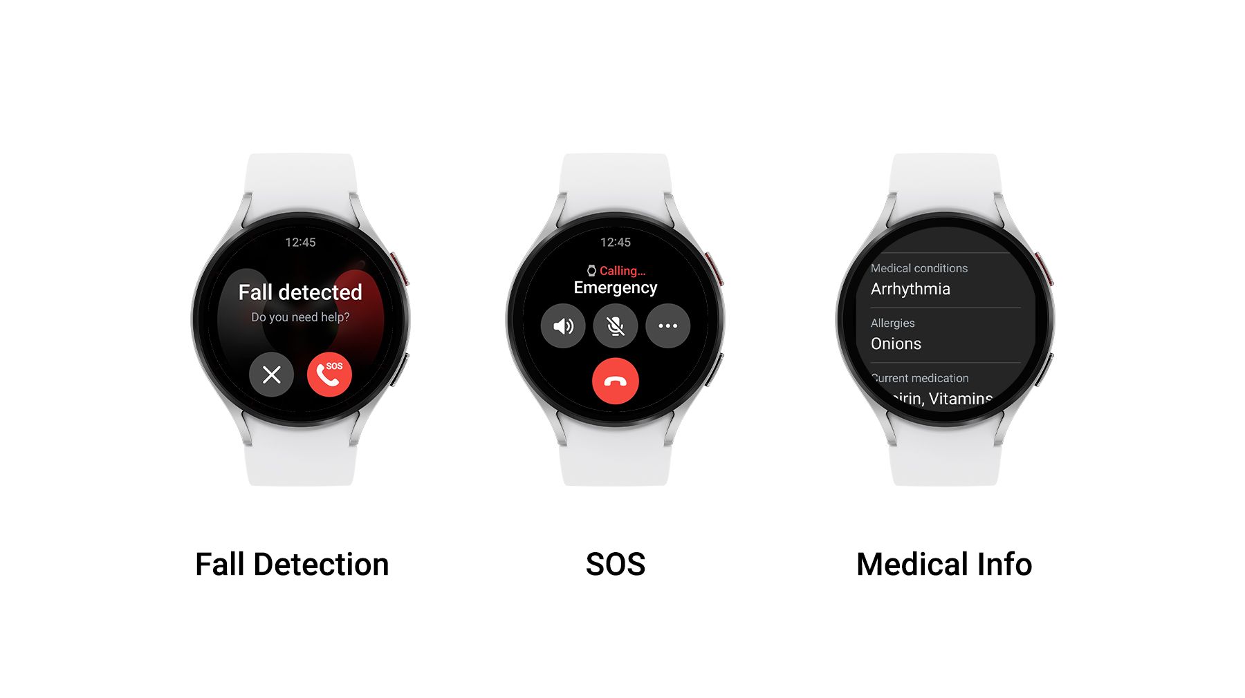 Galaxy Watch5 series_One UI 5 Watch_Safety