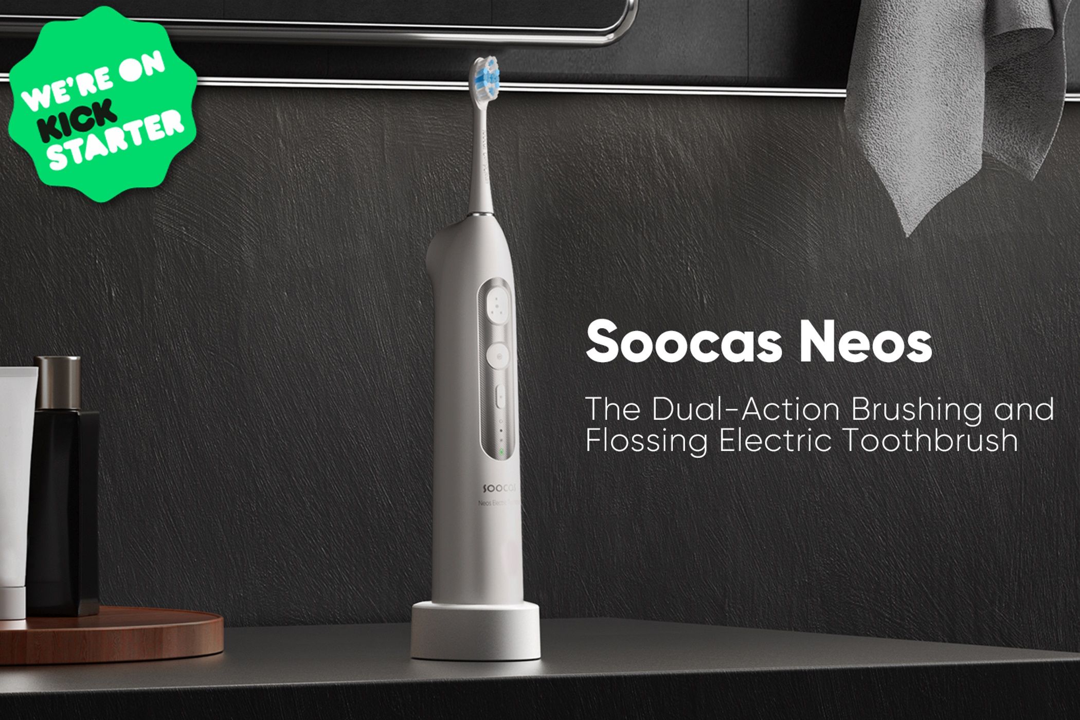soocas kickstarter dual action brushing