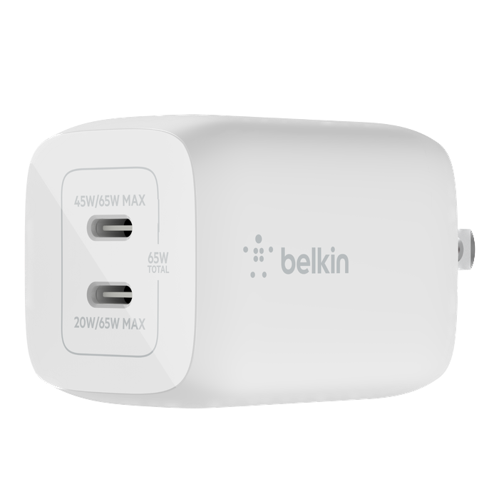 Belkin 65W Dual USB-C Wall Charger pbi
