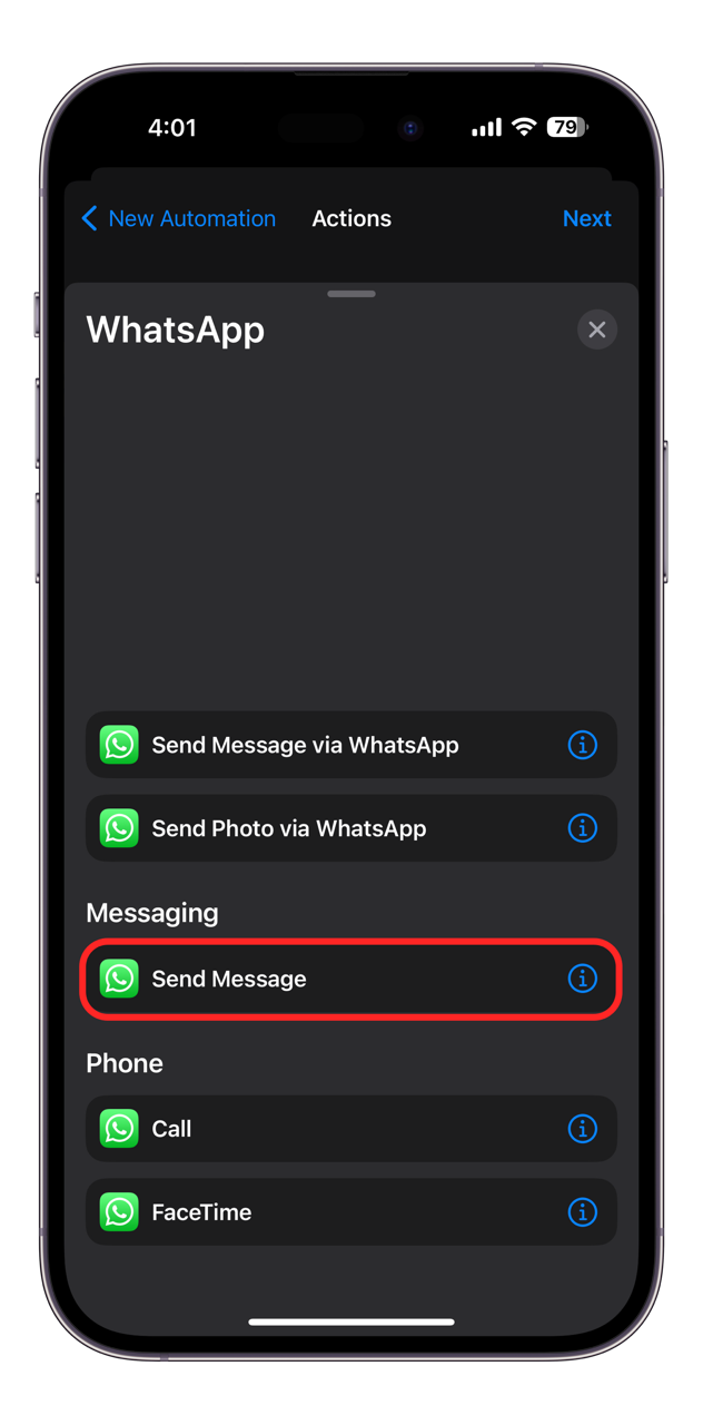WhatsApp Message Schedule 6