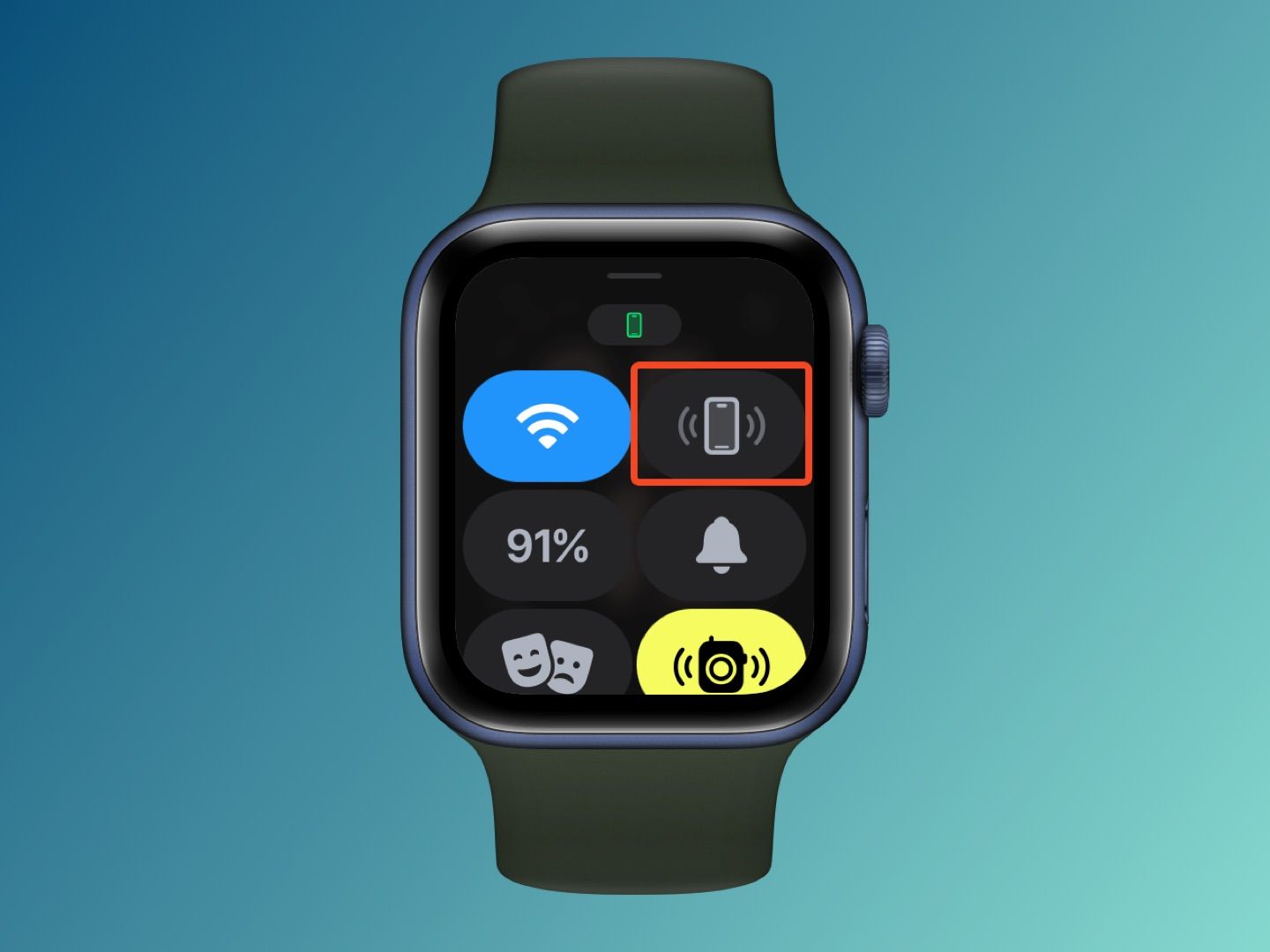Apple Watch find my iphone with flash