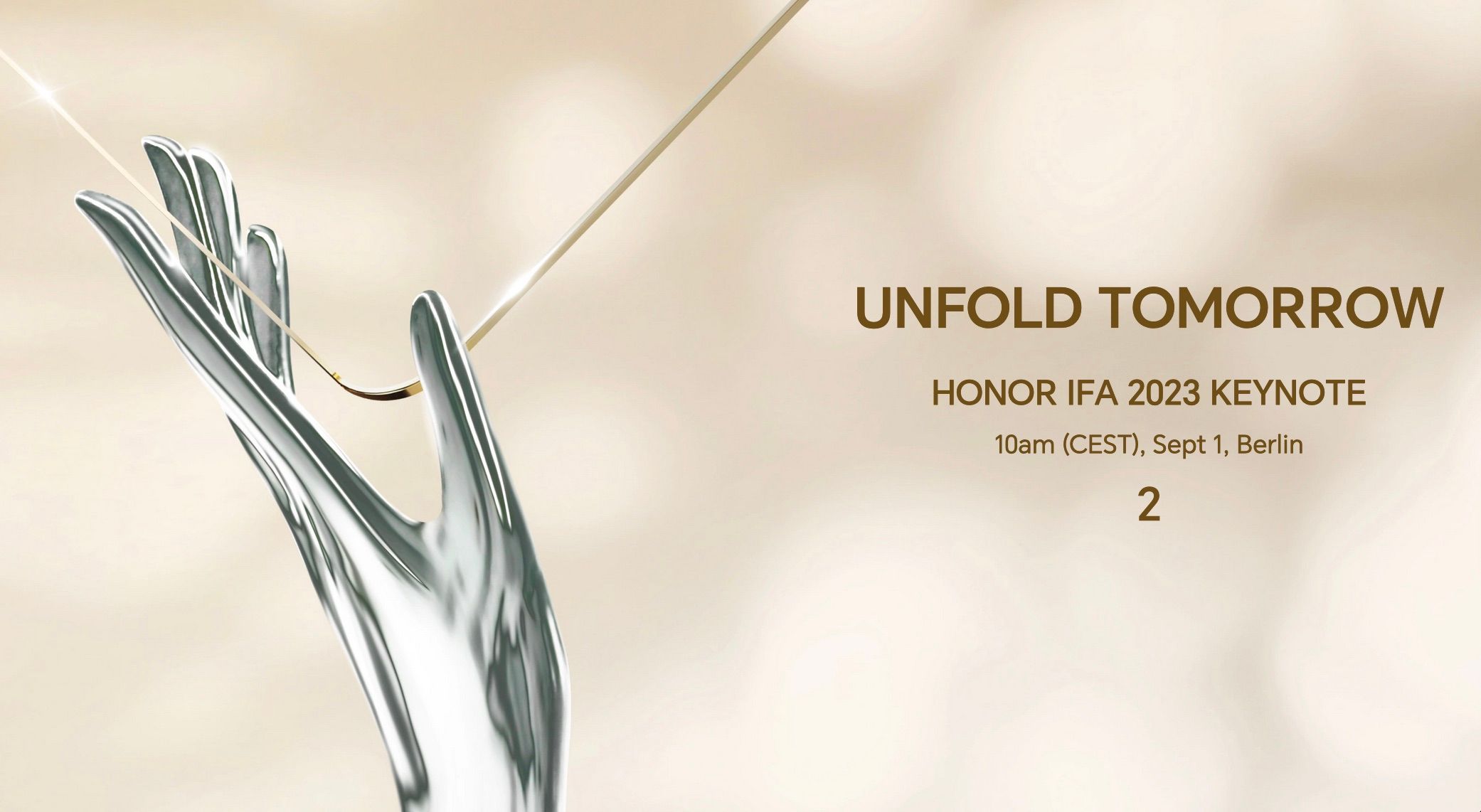 HONOR unfold tomorrow invite