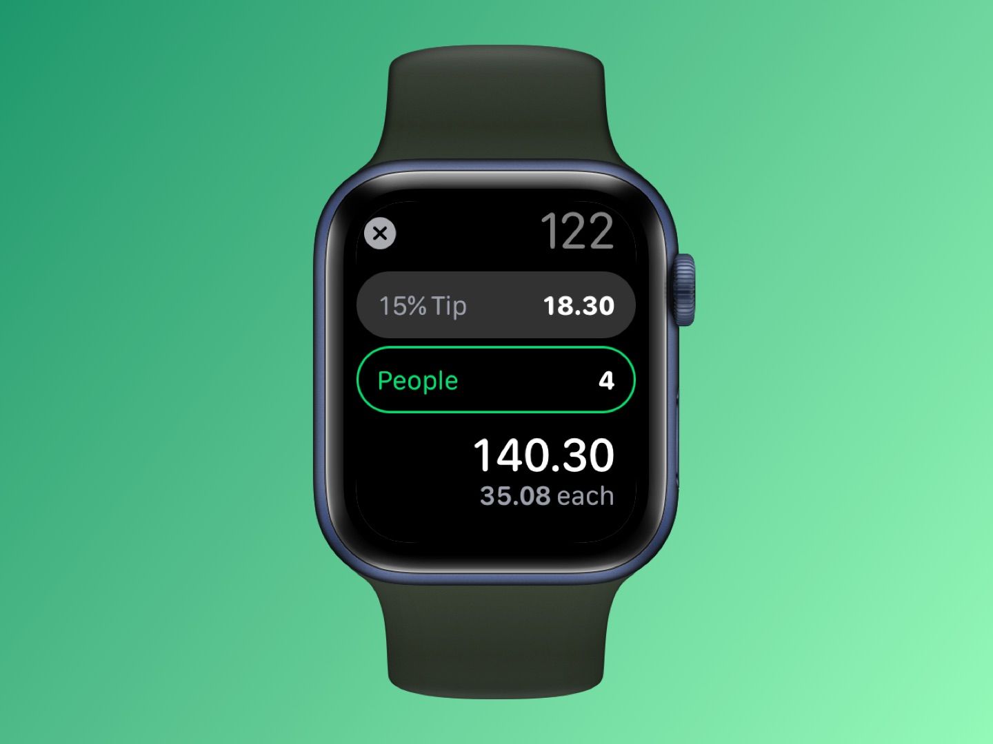 Tip Calculator Apple Watch 