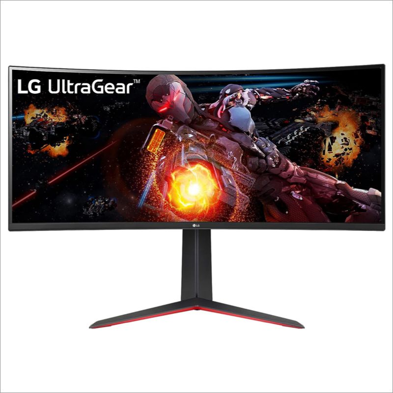 LG UltraGear QHD 34-Inch Curved Gaming Monitor pbi