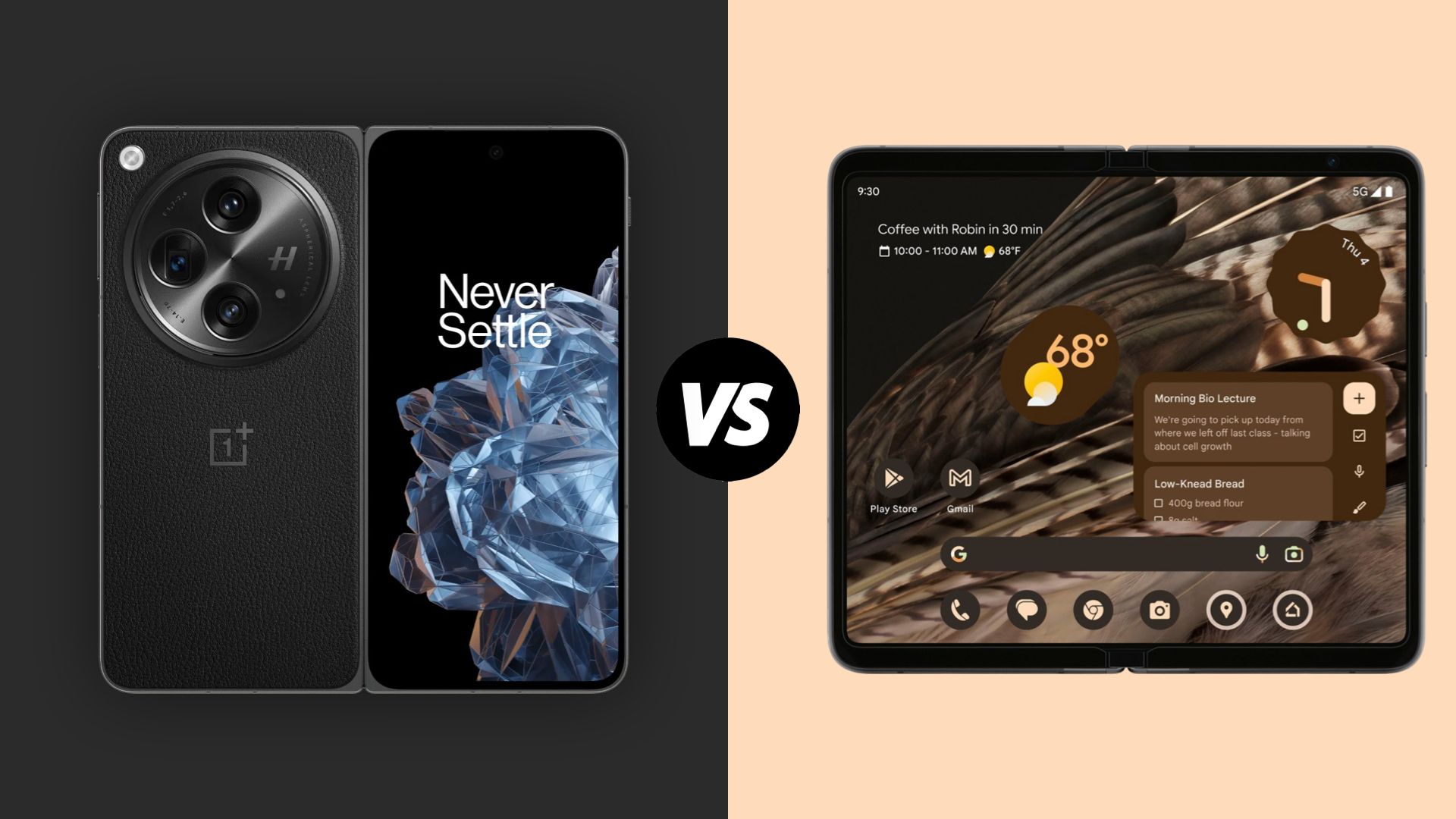 OnePlus Open vs Pixel Fold hero image