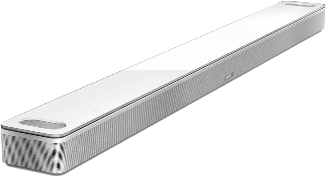 Bose Smart Ultra Soundbar With Dolby Atmos in white with transparent background