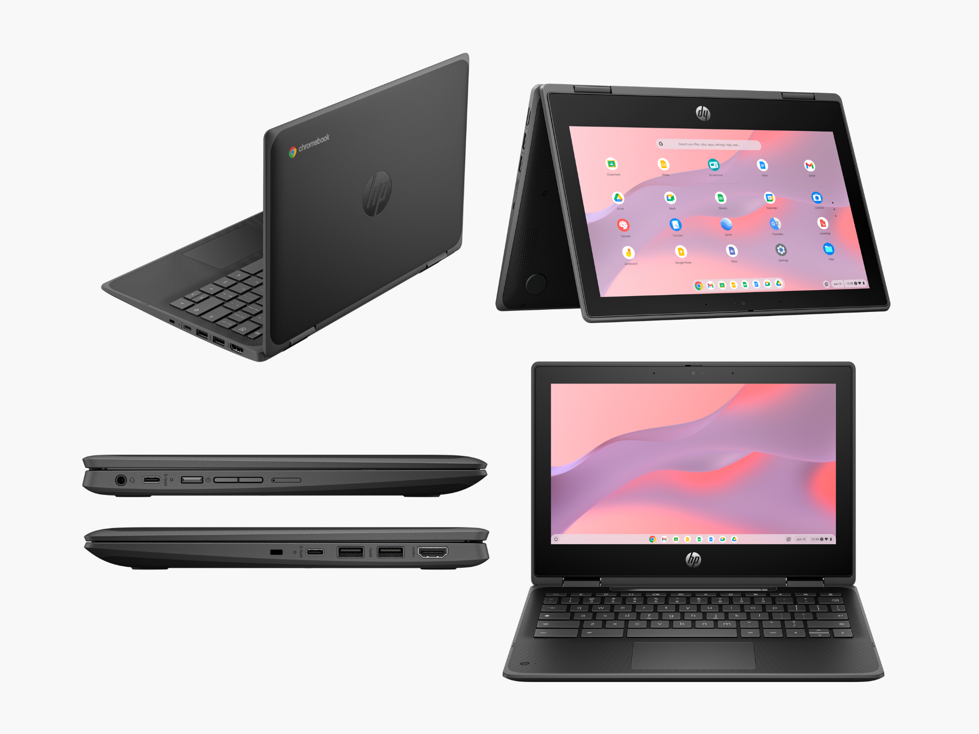 li-HP Fortis x360 Chromebook G5 de 11 polegadas