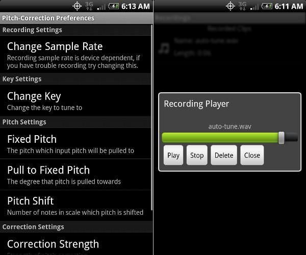 MicDroid: Auto-Tune App for Android (Video)