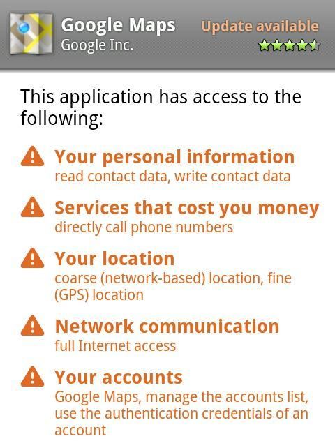 old app permissions