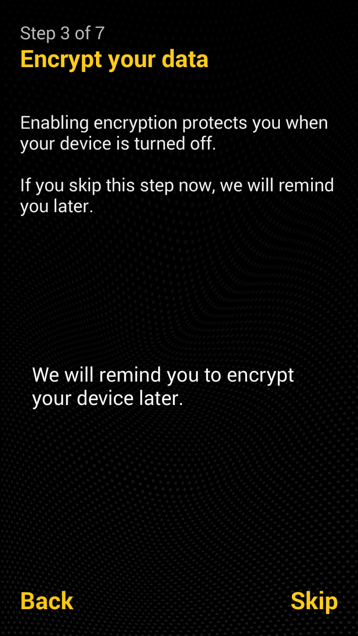 Encrypt your data