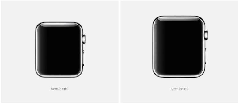 apple watch size