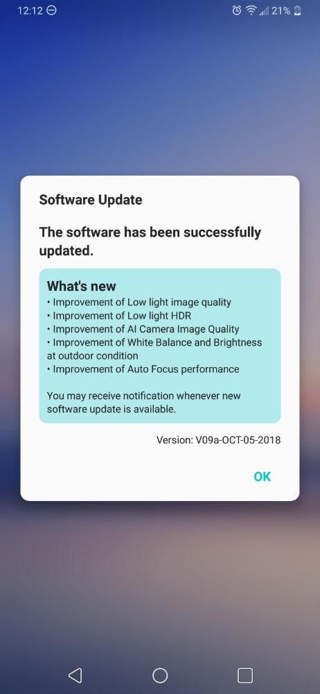 LG V40 update