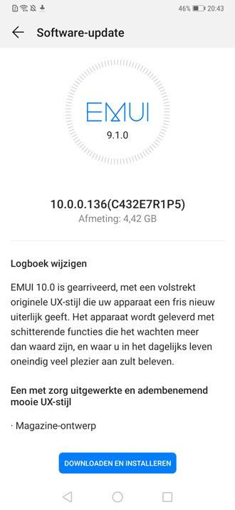 Mate 20 Pro Android 10 update