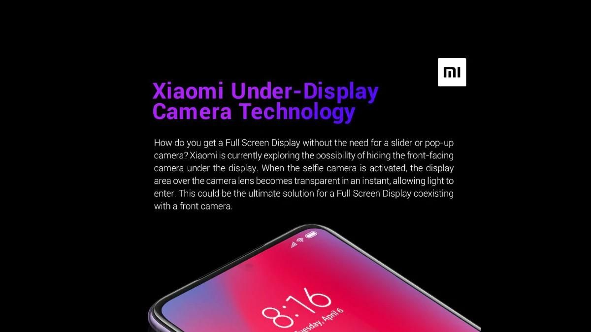 Xiaomi says under-screen selfie camera technology is not ready yet