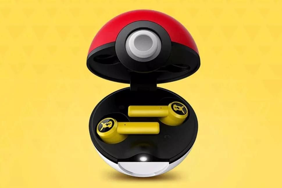Pikachu-themed earbuds
