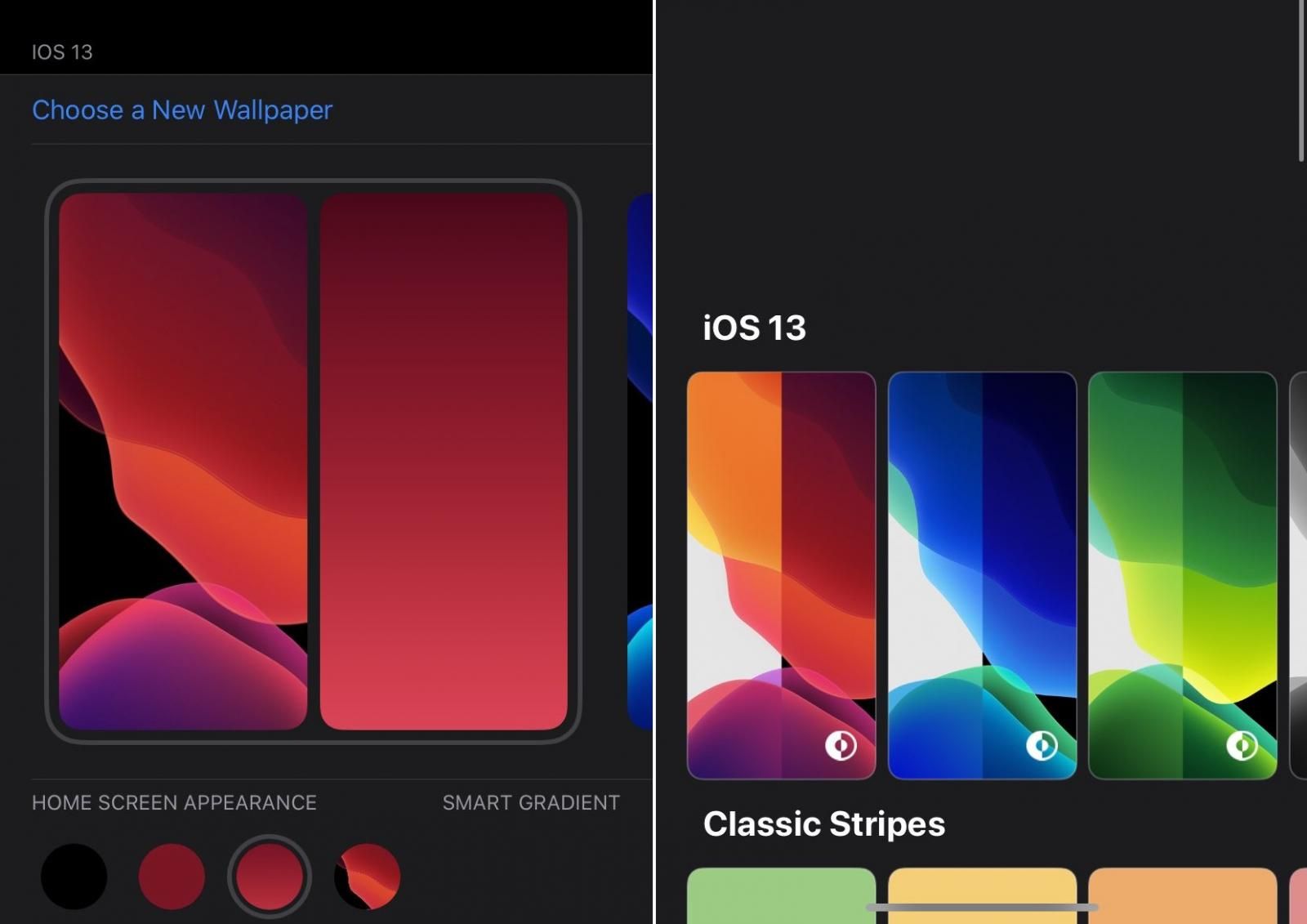 iOS 14’s updated wallpaper settings panel allegedly leaked