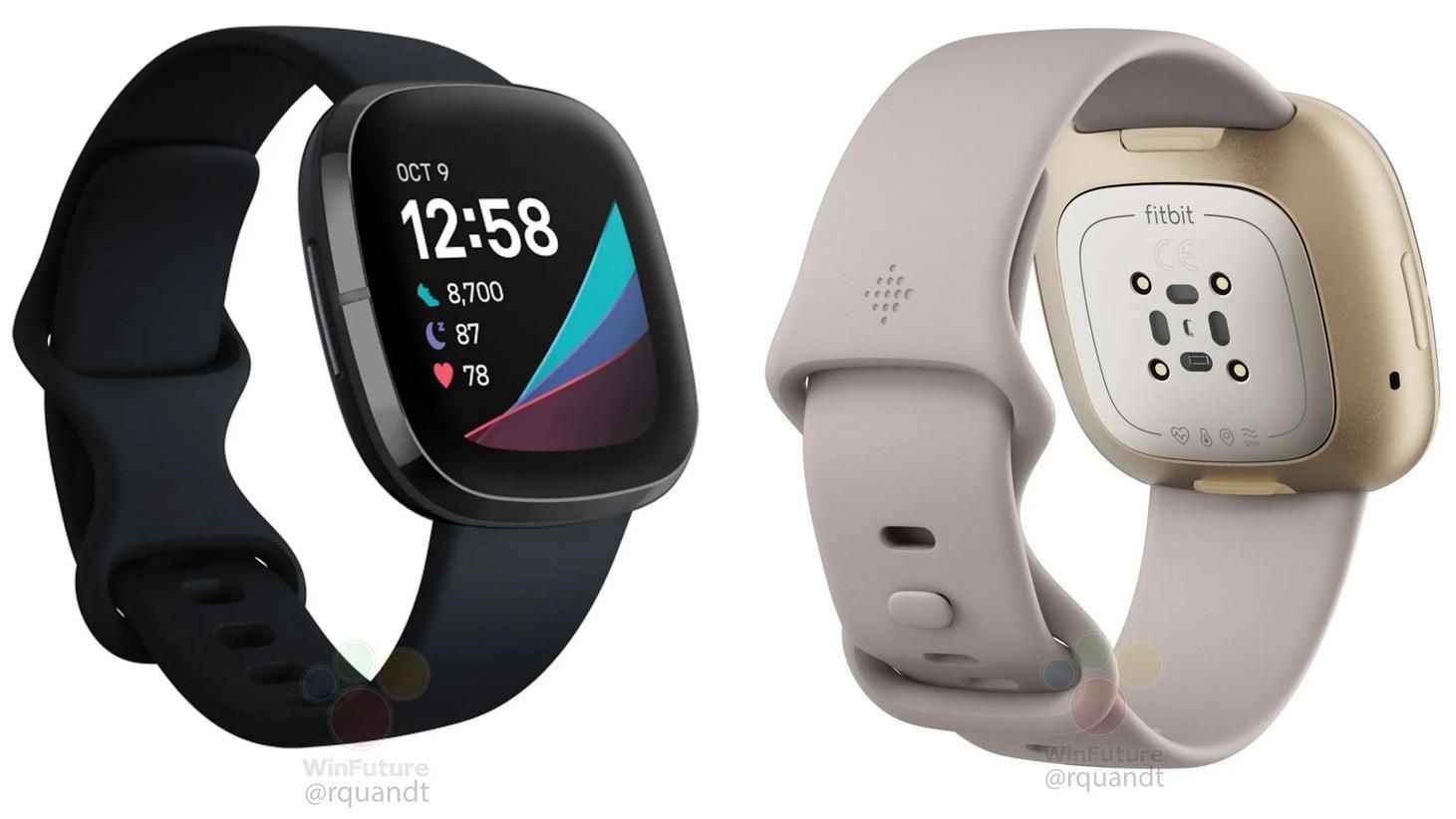 Fitbit’s upcoming Versa 3 and Sense smartwatches leaked in detailed renders