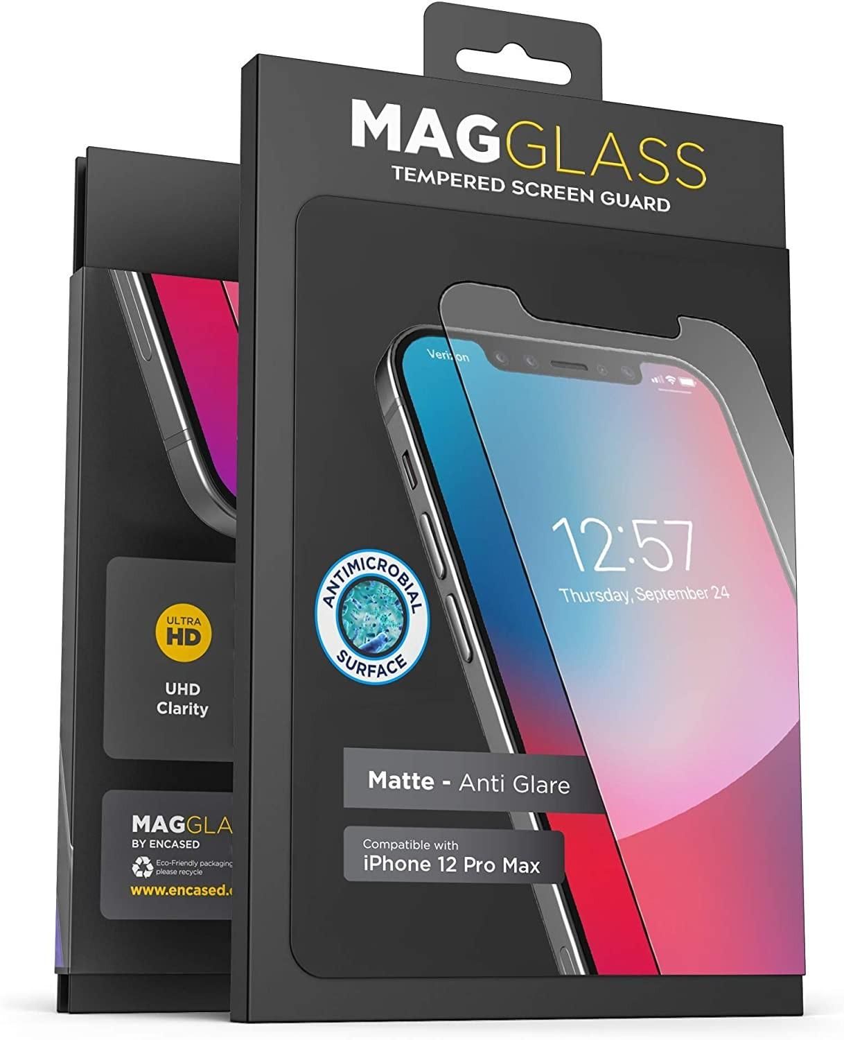 MagGlass iPhone 12 Pro Max Screen Protector Tempered Glass