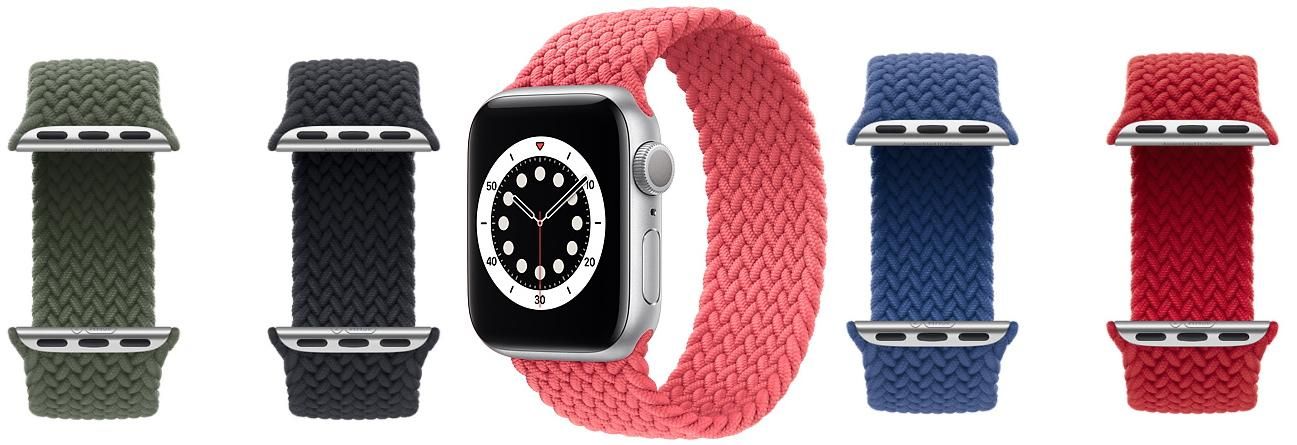 apple watch series 6 braided solo loop band colors