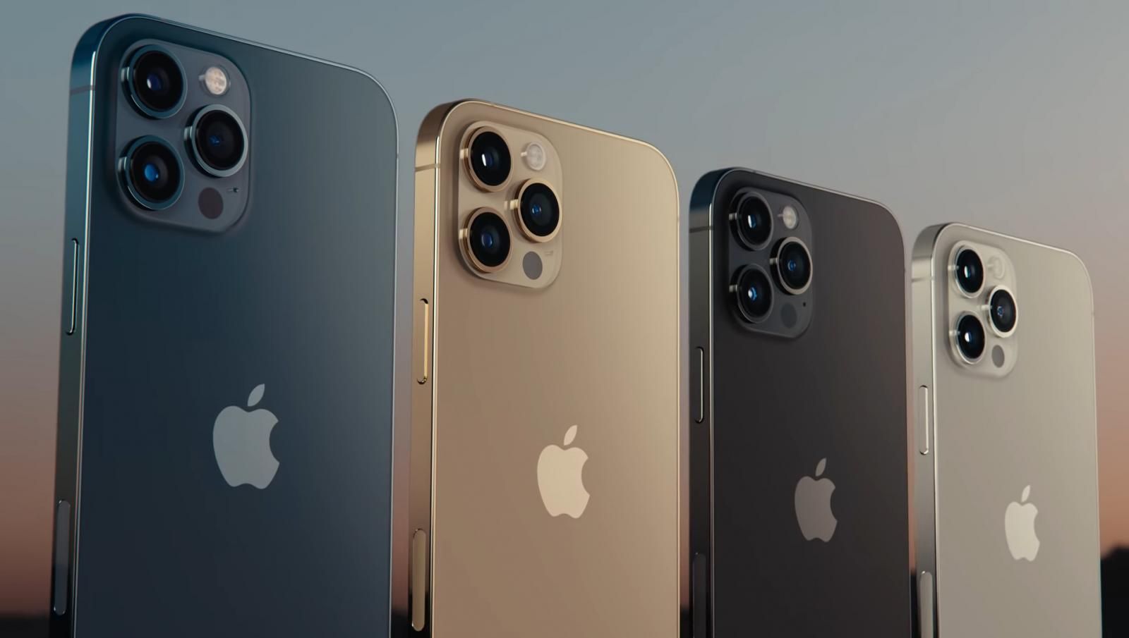 iPhone 12 Pro Max in a choice of four colors