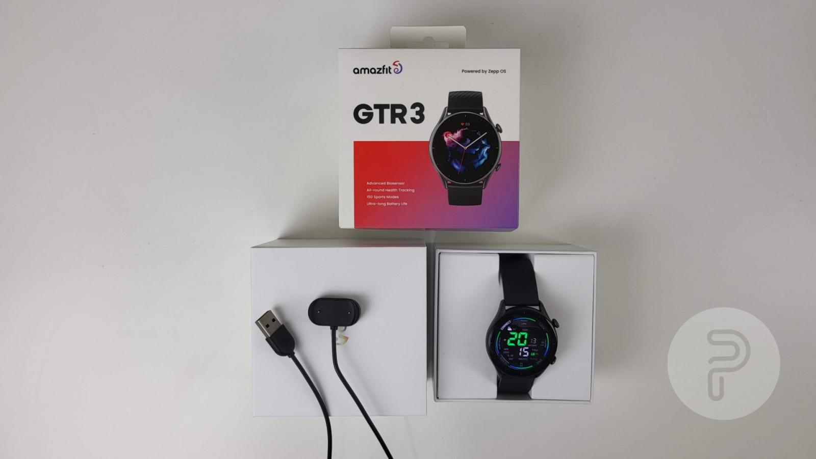 Amazfit GTR 3 Smartwatch Box contents
