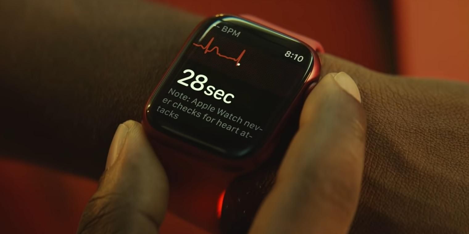 اپل واچ سری 7 تصویر ویژه نمایشگر ضربان قلب