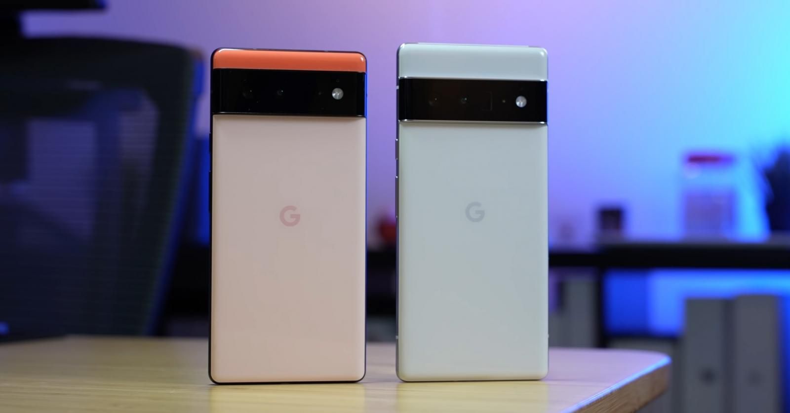 Google Pixel 6 and Pixel 6 Pro capture from review video