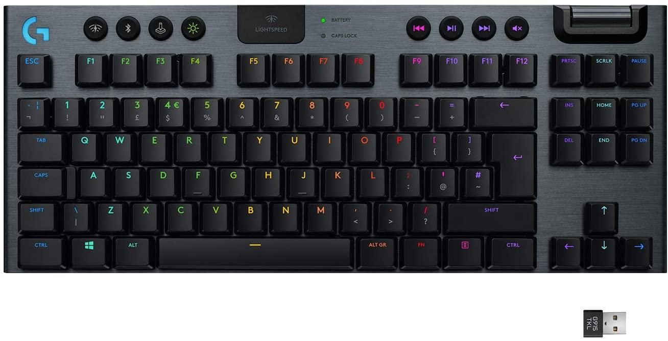 Imagem da caixa do produto Logitech G915 TKL Tenkeyless Lightspeed