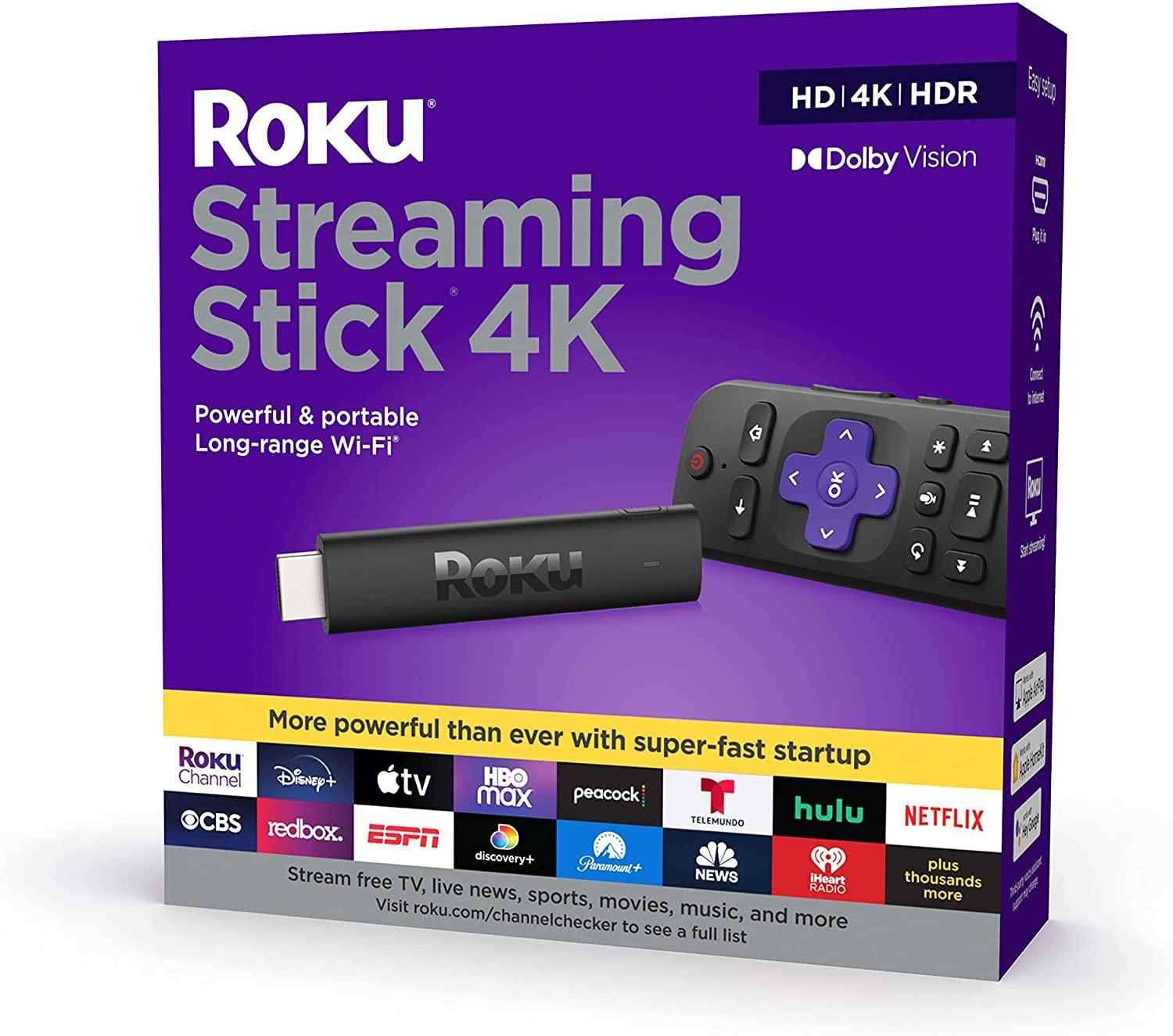 Imagen de la caja del producto Roku Streaming Stick 4K
