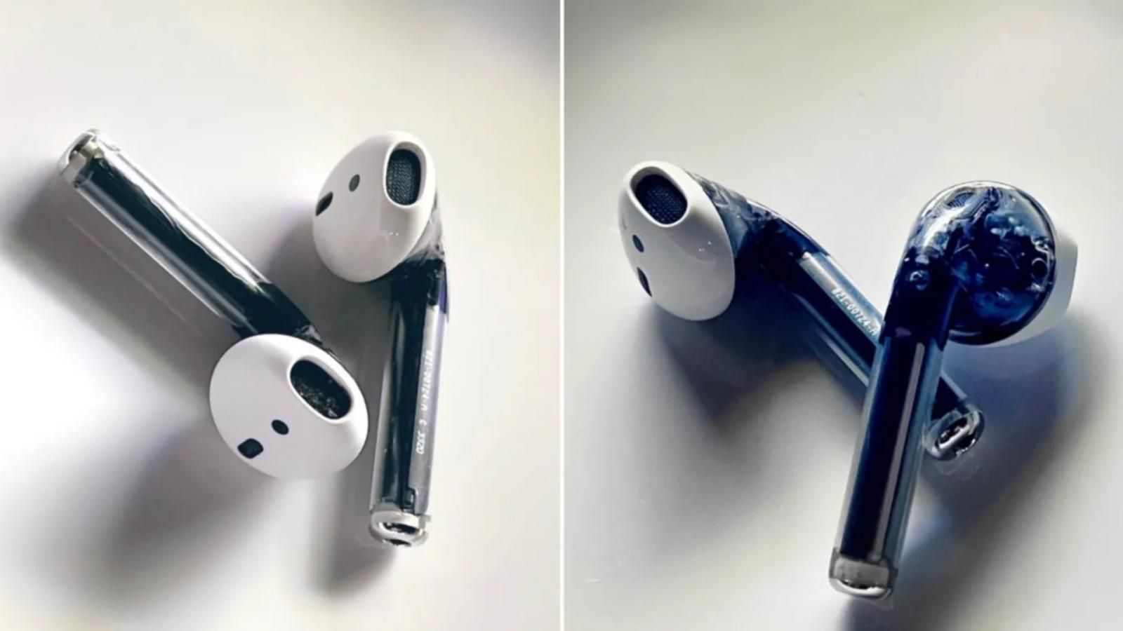 Apple AirPods clear design