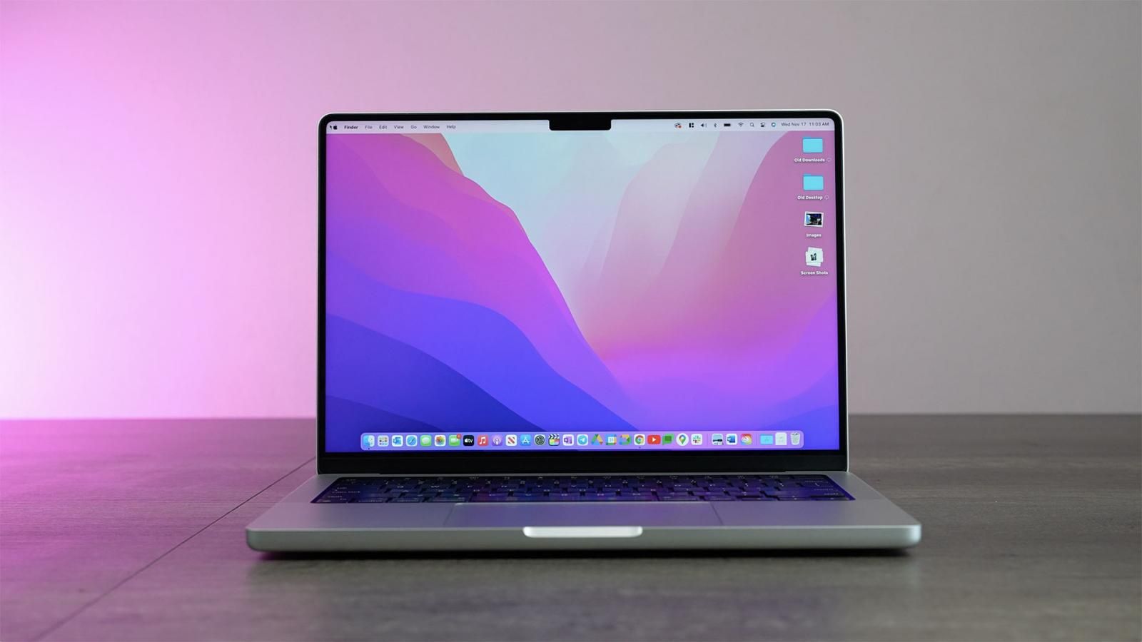 MacBook Pro'nun ekranı