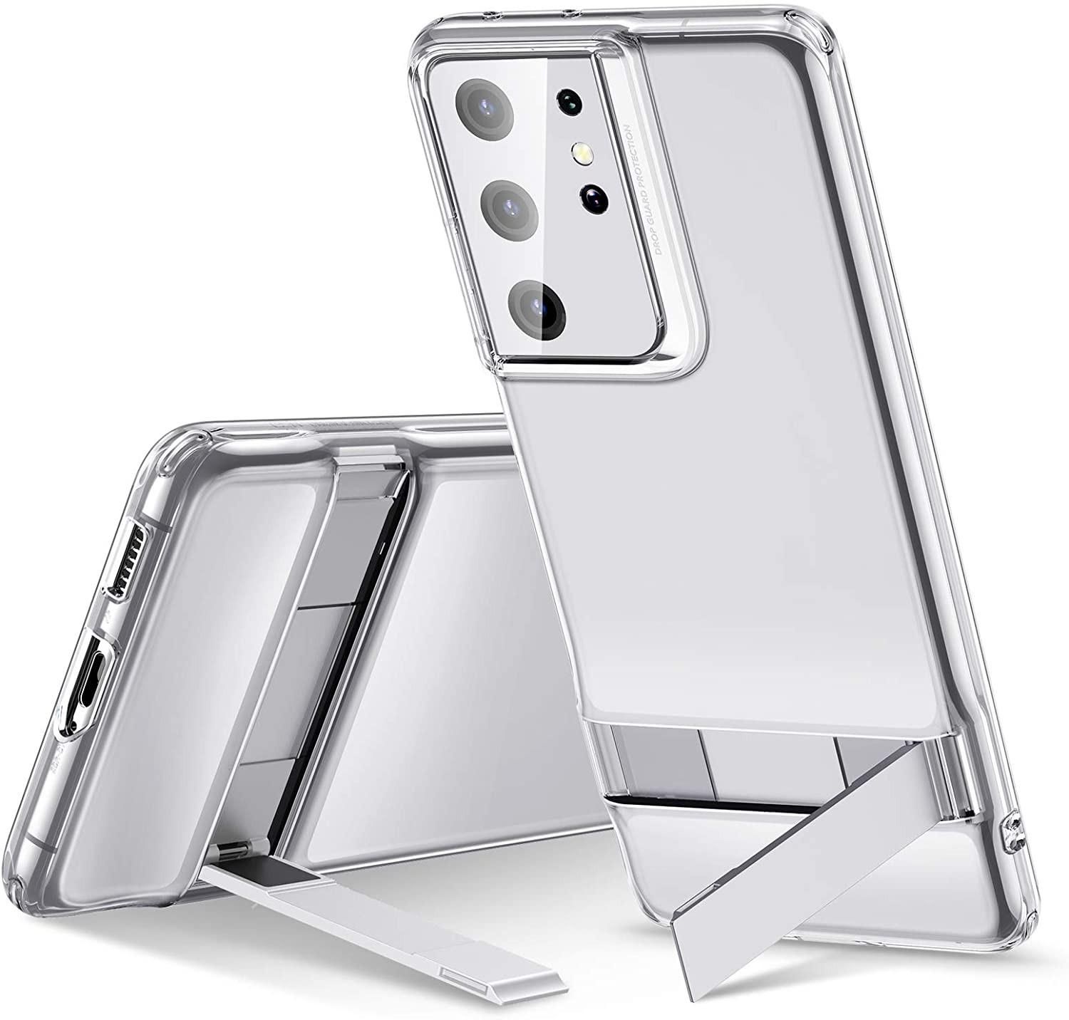 ESR Metal kickstand case for Galaxy S21 Ultra