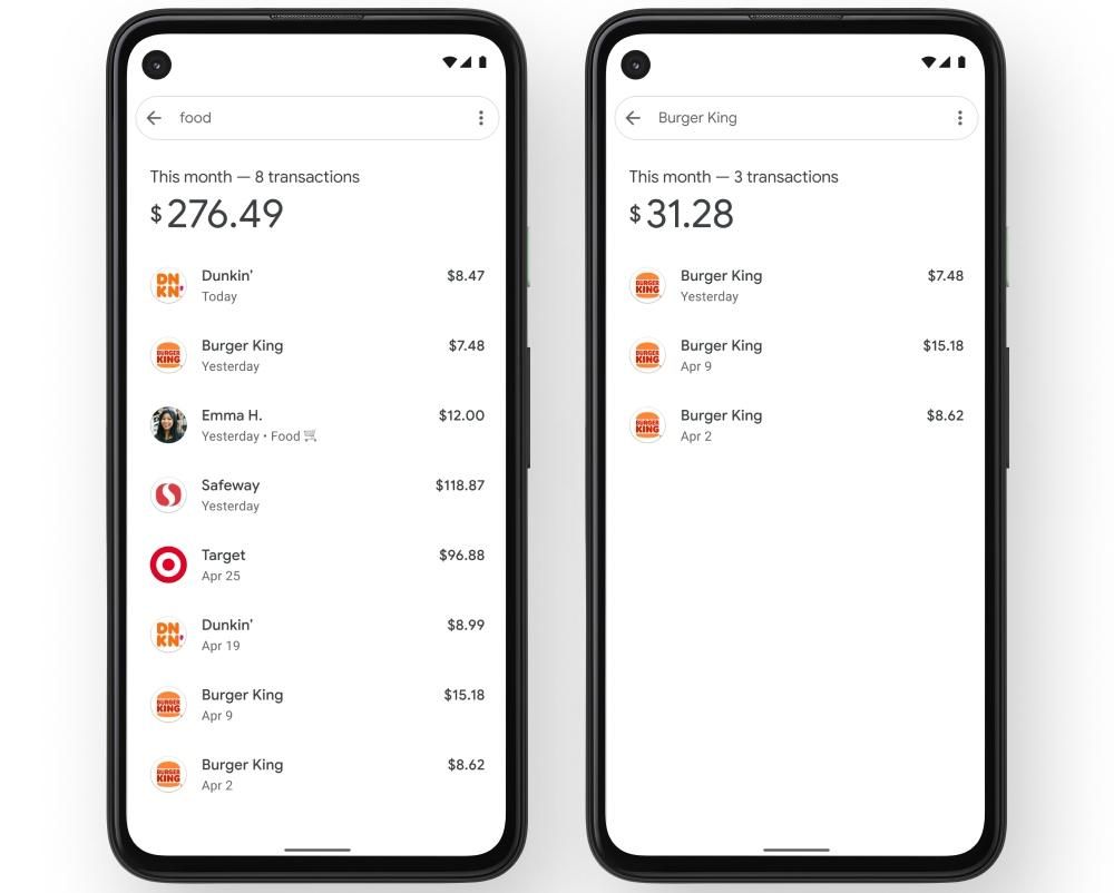 google pay receipts feature