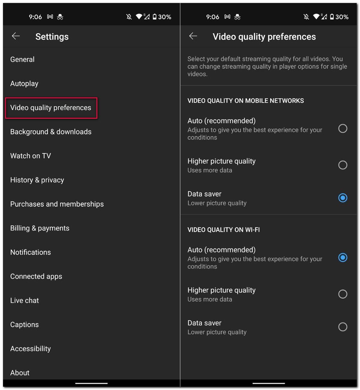 YouTube app makes it easier to save data with new video quality controls